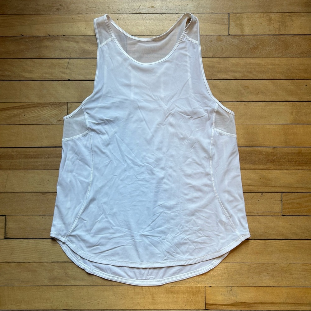 lululemon athletica White Relaxed Muscle Tank